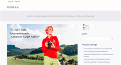 Desktop Screenshot of portal-ev.de