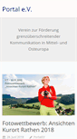 Mobile Screenshot of portal-ev.de